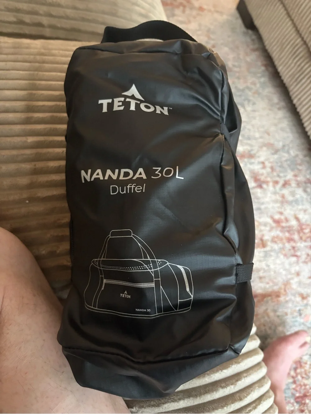 Teton Nanda 30L Black Men's Duffle Bag